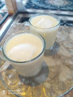 عکسی از دستور شیر انبه بستنی