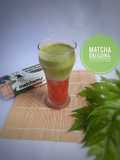 Matcha Dalgona-Strawberry