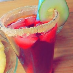 A picture of Zobo drink.