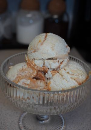 A picture of No-Churn Cerelac Wheat Ice Cream.