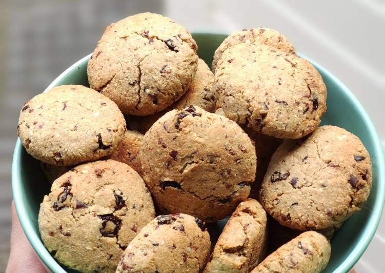 Recipe of Homemade Almond chip cookies (glutenfree/vegetarian)