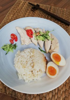 全聯食譜之爸爸回家做晚飯 - 一鍋到底海南雞飯 的食譜成品照片