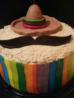 Una foto de Pastel sabor Mazapán