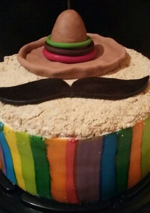 Una foto de Pastel sabor Mazapán
