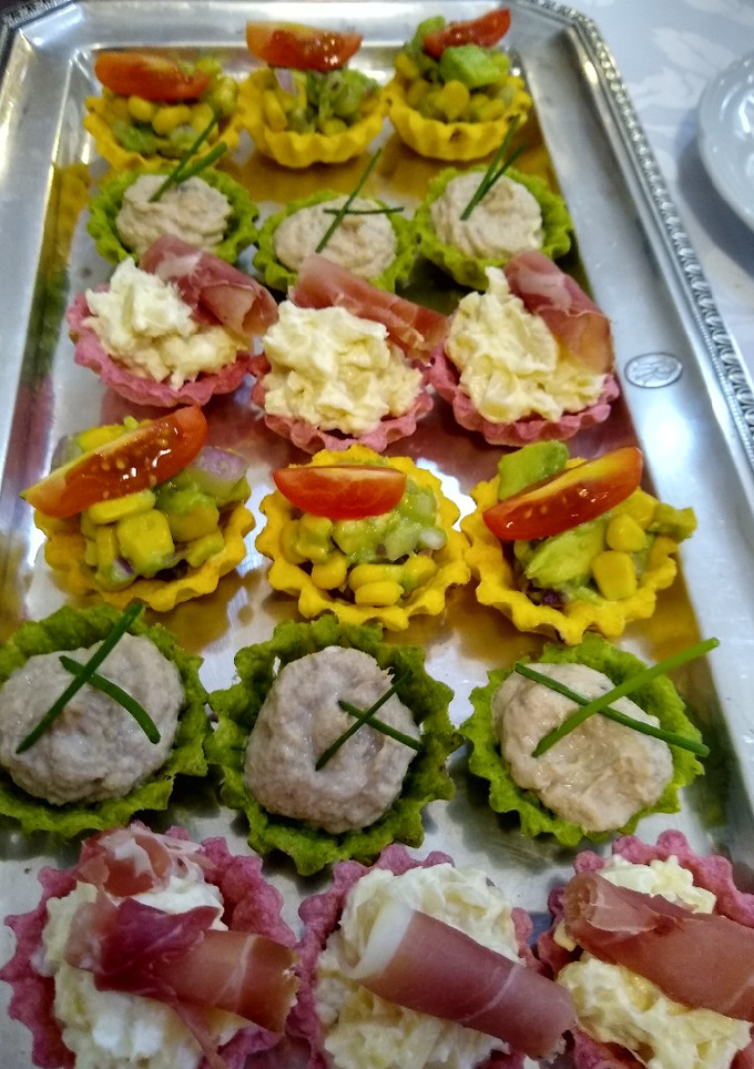 Una foto de Tartaletas de colores!