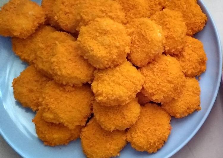 Cara Musim Gugur LezatUdang Mandi Nasi (Nugget Nasi)