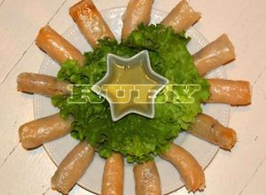 Hình của món Cách nướng chả giò (nem) bằng lò nướng 10'.