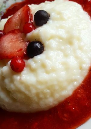 O poză a rețetei Tapioca cu fructe.