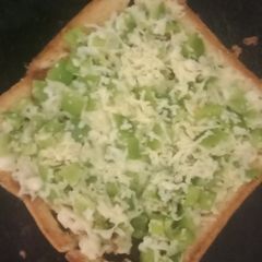 A picture of Chilli cheese toast.