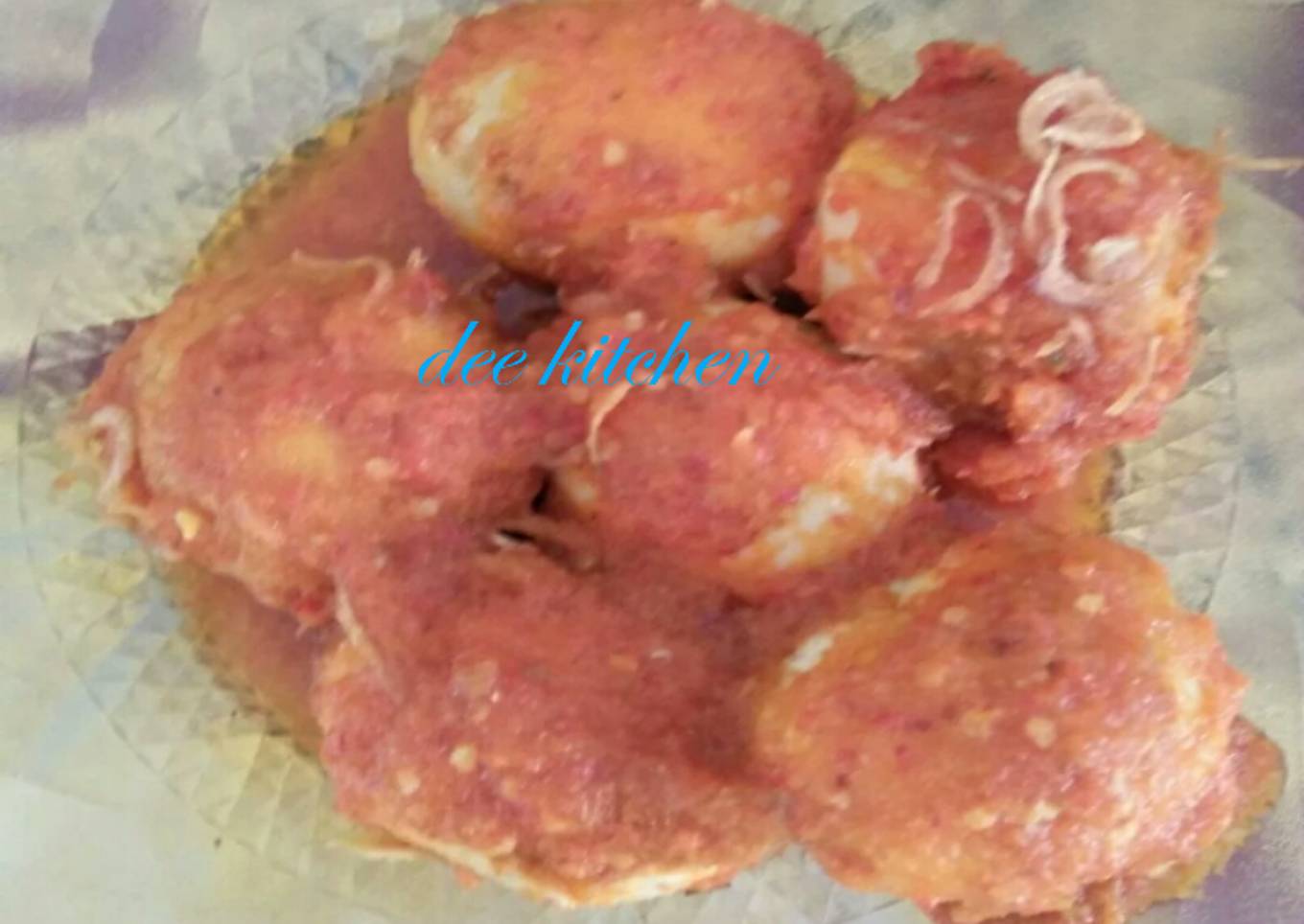 Balado telor ayam