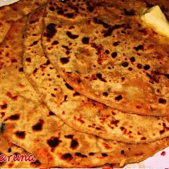 A picture of Rice Papad Paratha.