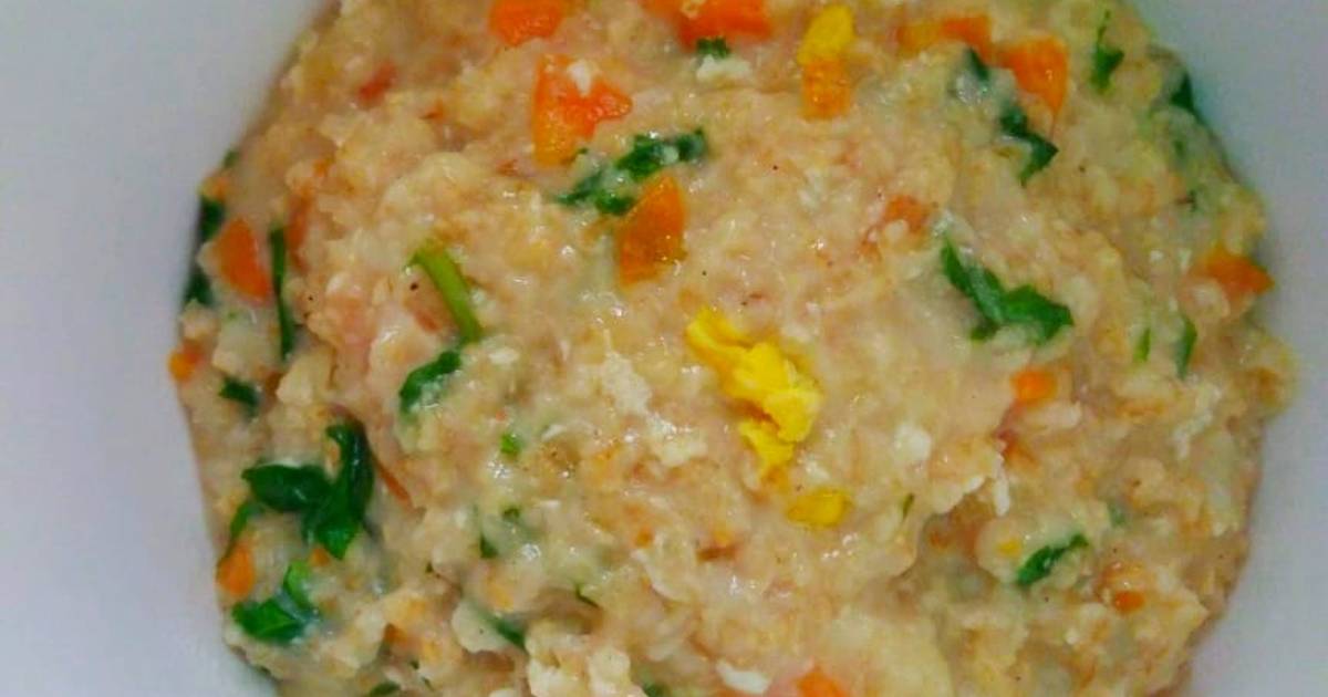 Resep Bubur Oat Dan Sayuran Sarapan Sehat Oleh Dapoerezekicooking