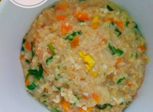 Foto resep Bubur Oat dan Sayuran (Sarapan Sehat)