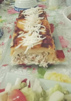 صورة لوصفة غراتان بالبطاطا والدجاج