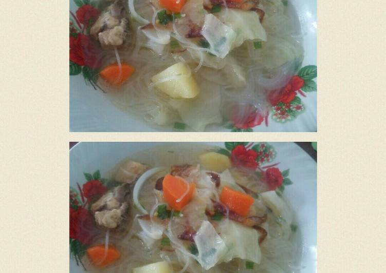 Bagaimana Menyiapkan SOP ayam #kaldusapi yang enak