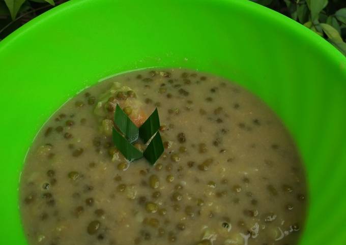 Resep Bubur kacang ijo durian 🤤 Anti Gagal