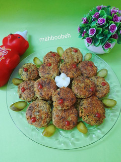 عکسی از دستور کوکو ماش (غذای ساده)