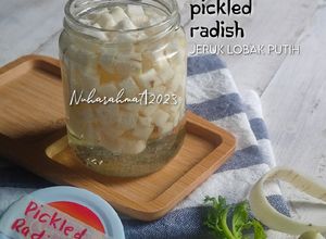 Gambar Korean Pickled Radish (Jeruk Lobak Putih)