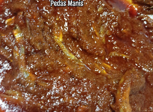 Gambar 15:2:25 - Sambal tumis ikan bilis pedas manis