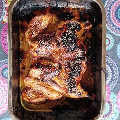 Honey hoisin grilled chicken A picture of Honey hoisin grilled chicken.