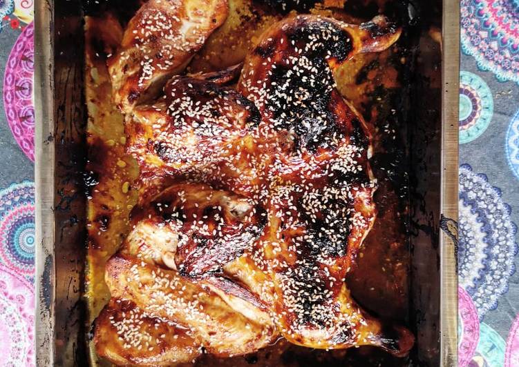 Honey hoisin grilled chicken