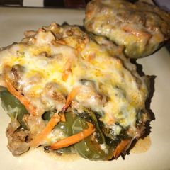 A picture of Enchilada Stuffed Peppers.