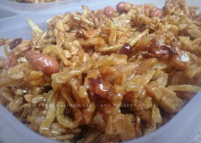 Resep Kering Tempe Kentang dan Kacang yang Enak Banget