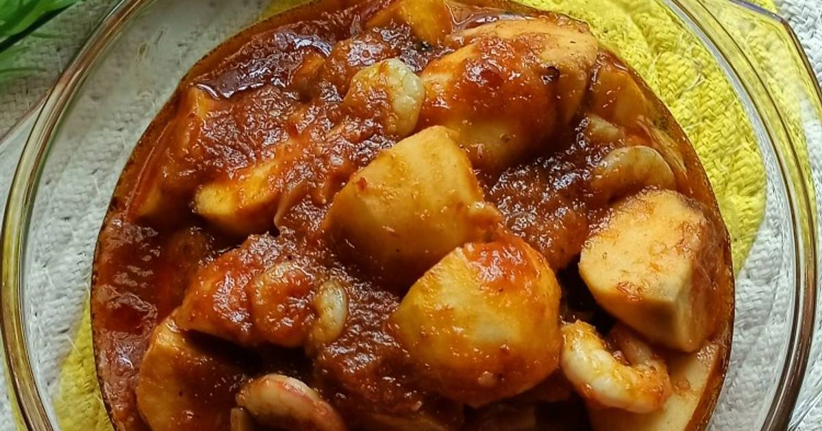 Resipi Sambal Udang Ubi Ngaku Oleh Muniroh Annuar Cookpad