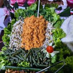 Urap Bayam, Tauge, dan Kacang Panjang-レシピのメイン写真