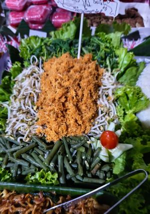 Foto resep Urap Bayam, Tauge, dan Kacang Panjang