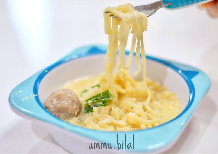 Mie Tetek Baso untuk Batita-MPASI
