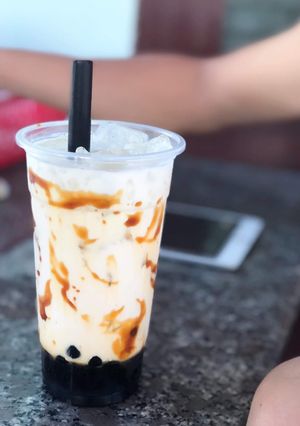 Hình của món Sữa tươi trân châu đường đen.