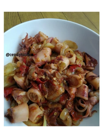 Langkah Gampang Menyiapkan Resep  Cumi asin pedas manis gurih yang Bikin Ngiler, Enak Banget