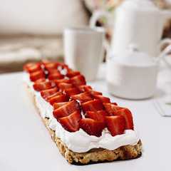 Una foto de Tarta de frutilla