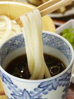 A picture of Easy Vegan Udon Noodle Soup, made with Shiitakepowder.
