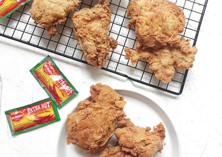 Resep Ayam Kriting ala KFC kw yang mudah