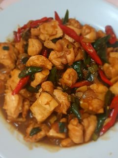 Foto resep Ayam Saus Pedas