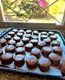Alfajores de chocolate