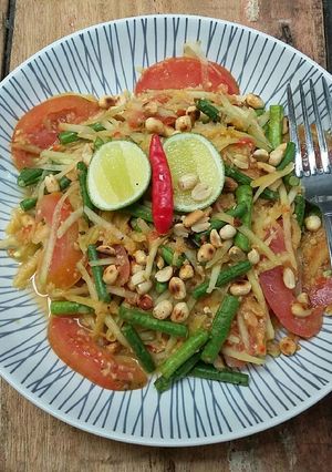 Foto resep Som Tam Salad Khas Thailand #pr_asianfood