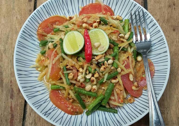 Cara Membuat Som Tam Salad Khas Thailand Pr Asianfood Yang Renyah