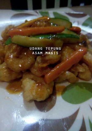 Foto resep Udang tepung asam manis