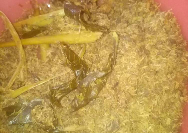 Dendeng ragi sapi presto kaya rempah-rempah... so simpel😍😍😍