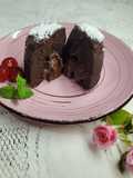 Volcán de chocolate