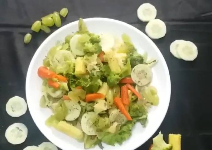 Recipe of Super Quick Homemade Salad summer delight from veggie and fruit garden