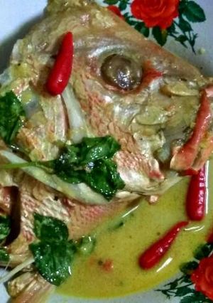 Foto resep Gulai kepala ikan kakap khas padang