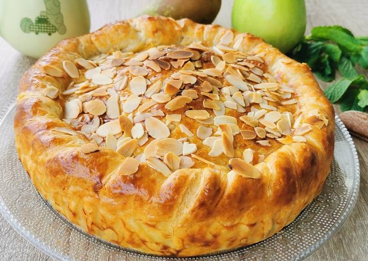 Tarta de manzanas y peras