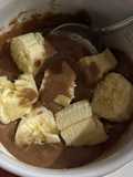 Banana com calda de whey