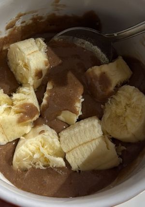 Foto de Banana com calda de whey