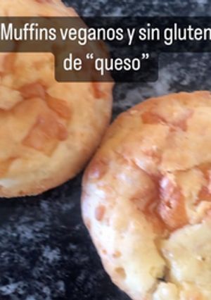 Una foto de Muffins de queso veganos y sin gluten