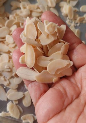 Foto resep 208. Memanggang Kacang Almon Kupas